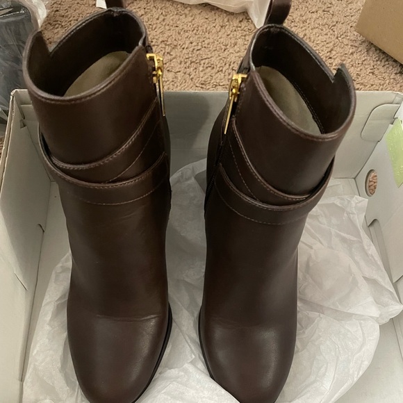 Michael Kors Preston Studded Leather Ankle Boot - Picture 6 of 6